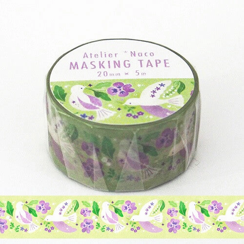 Bird Washi Tape  Atelier Naco maxi