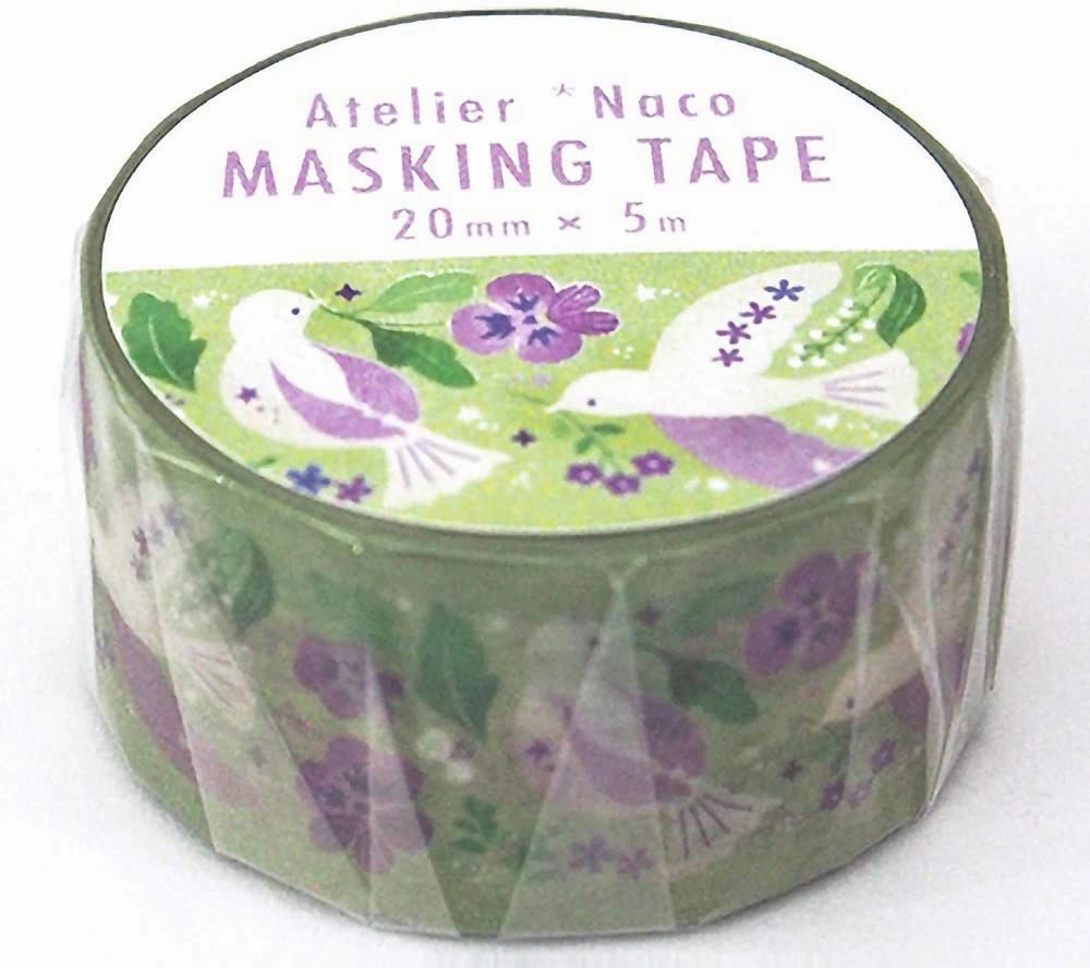 Bird Washi Tape  Atelier Naco leather tall