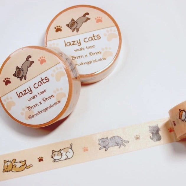 gift Lazy Cats Washi Tape