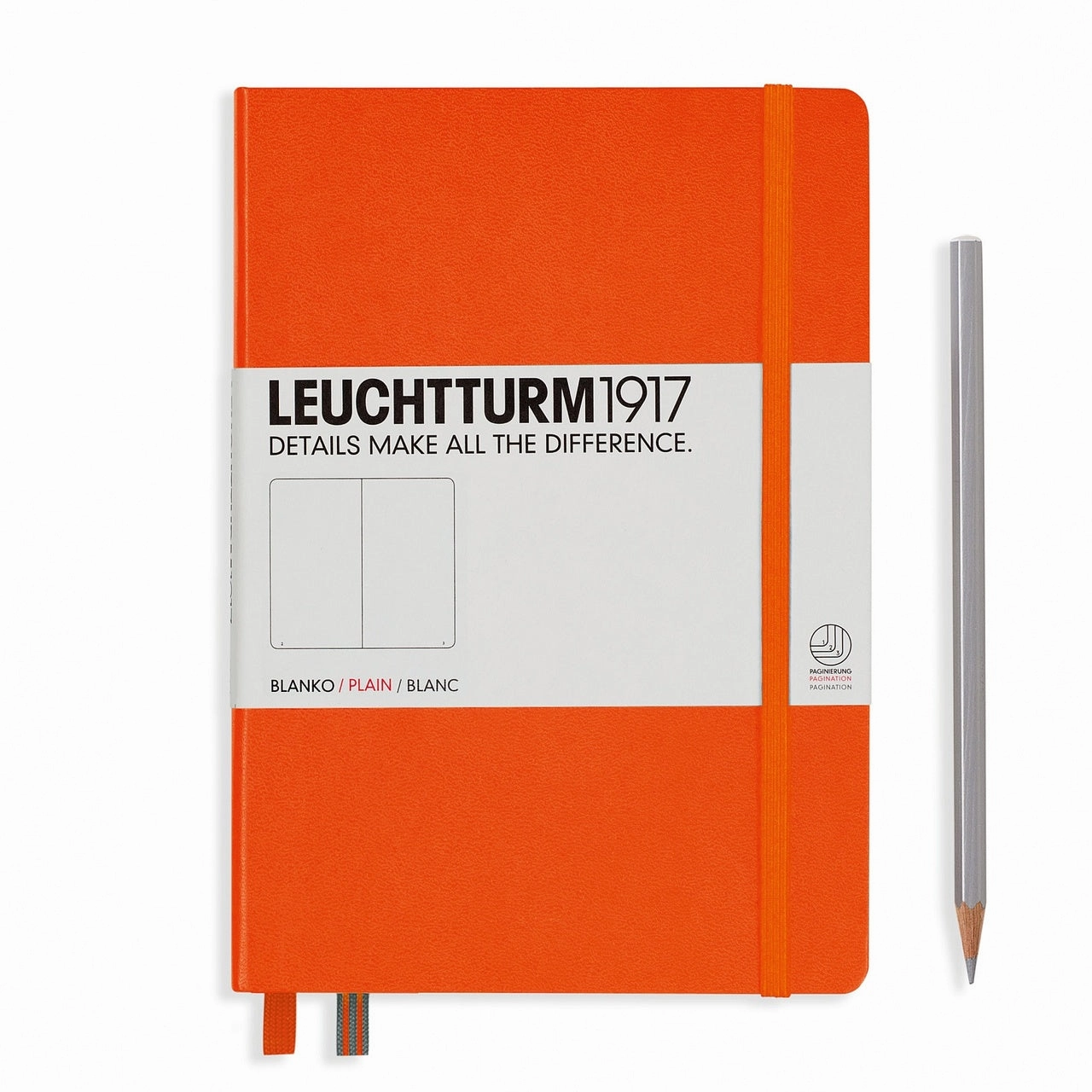 compact Leuchtturm1917 Plain A5 Size Notebooks