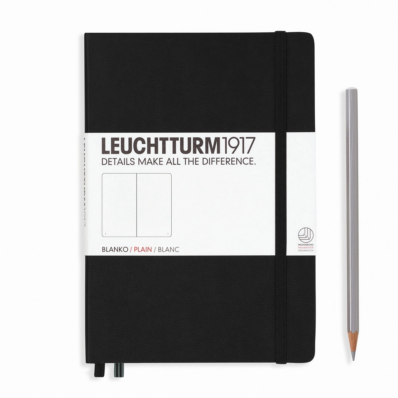 short Leuchtturm1917 Plain A5 Size Notebooks