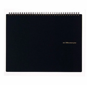 rubber luxury Mnemosyne Spiral Bound N180A A4 Grid Notebook- 11.7X9.3 Inches