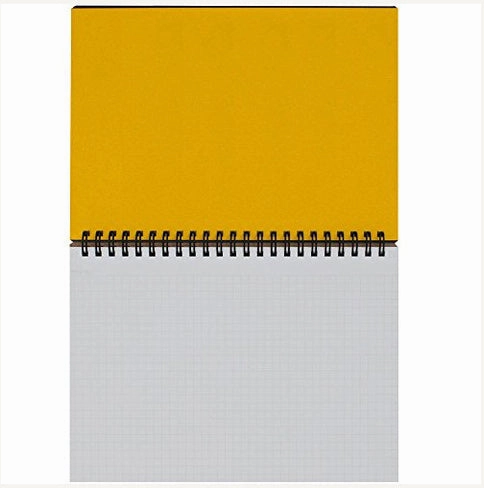 Mnemosyne Spiral Bound N180A A4 Grid Notebook- 11.7X9.3 Inches bold shockproof