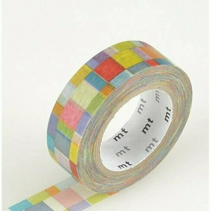 biodegradable classic Mosaic Bright Mt Washi Tape