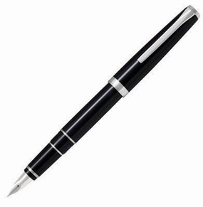 musthave Pilot Metal Falcon Black Fountain Pen