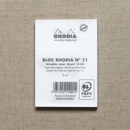 limited exclusive Rhodia Ice Grid Pad, 2.88  X 4 Inches