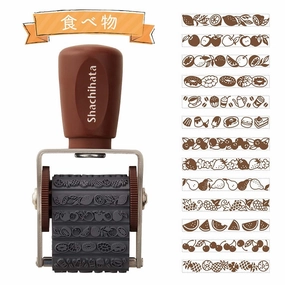 Shachihata Rotating Stamp Foods multipurpose shockproof