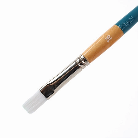 Snap! Paintbrush  Flat Shader, White Synthetic collectible
