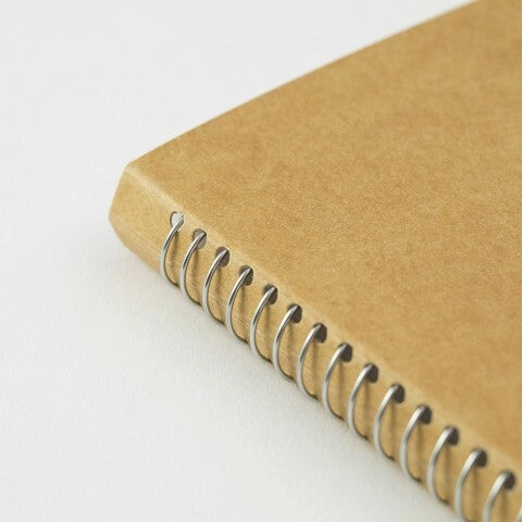 quickdry Traveler'S Company Spiral Ring Notebook- Blank Md White Paper- Horizontal B6