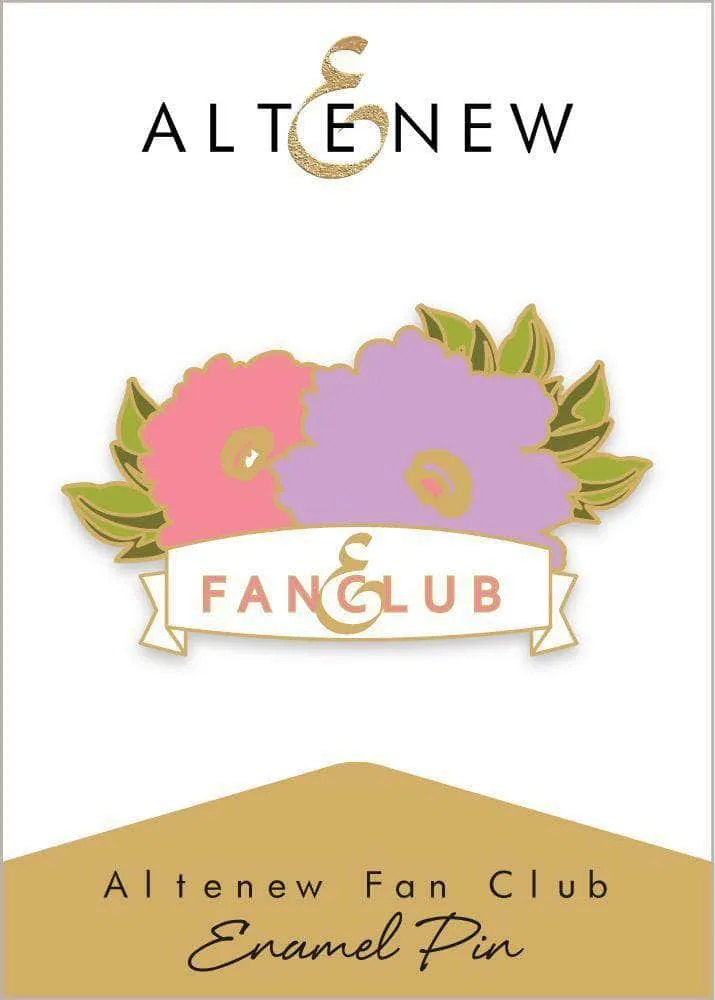 soft paper Altenew Fan Club Enamel Pin
