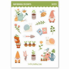 ceramic flat Gardening Waterproof Stickers
