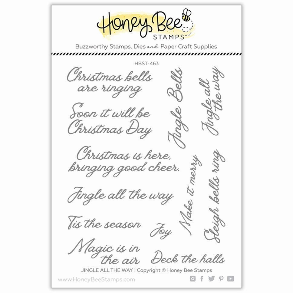 Jingle All The Way - 4X5 Stamp Set soft