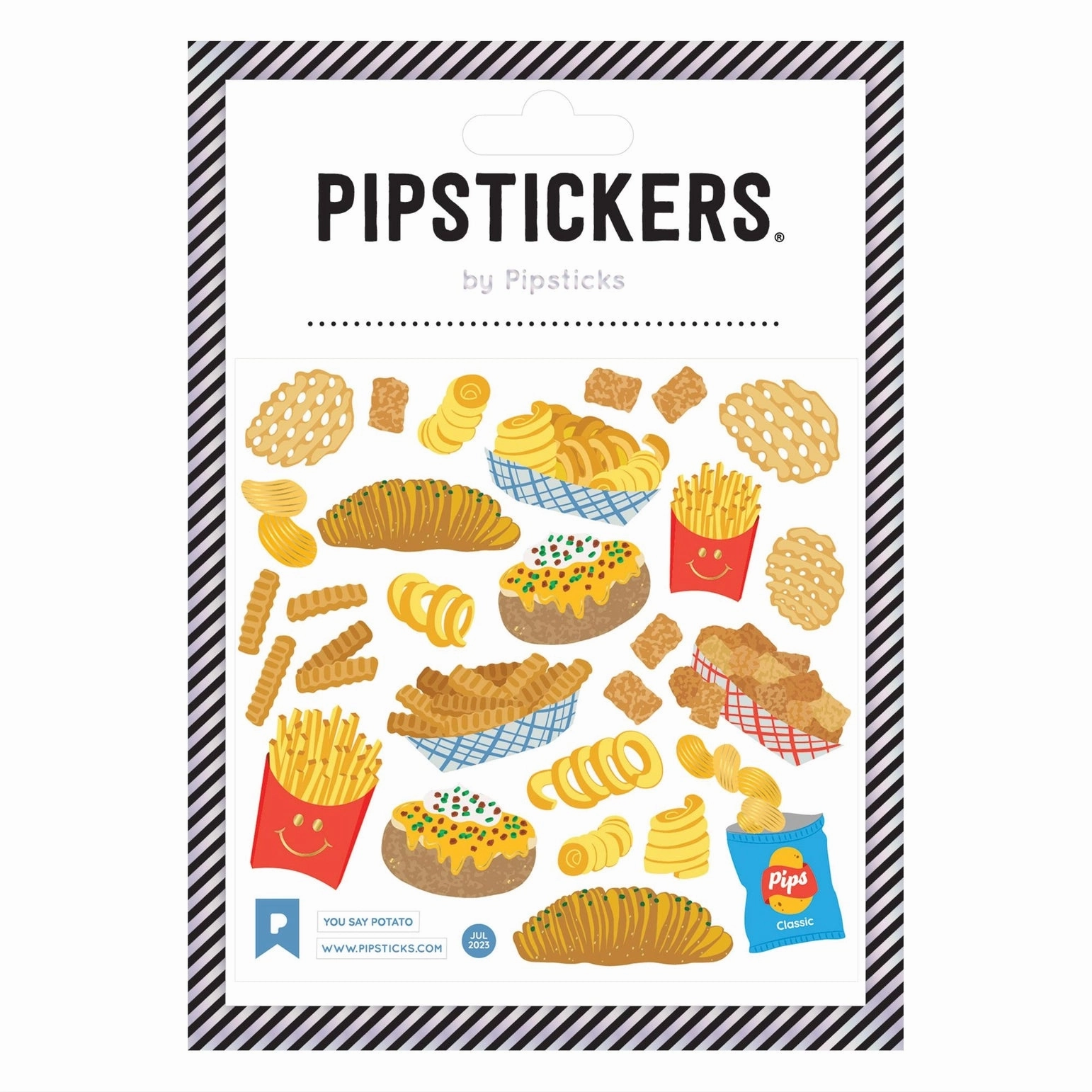 You Say Potato Stickers antislip warm