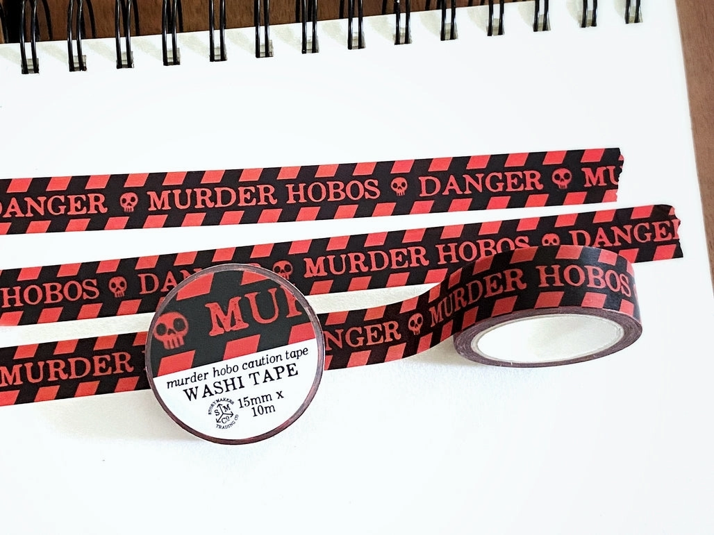 kit Murder Hobo Washi Tape - For D&D, Dungeon Masters, Rpg