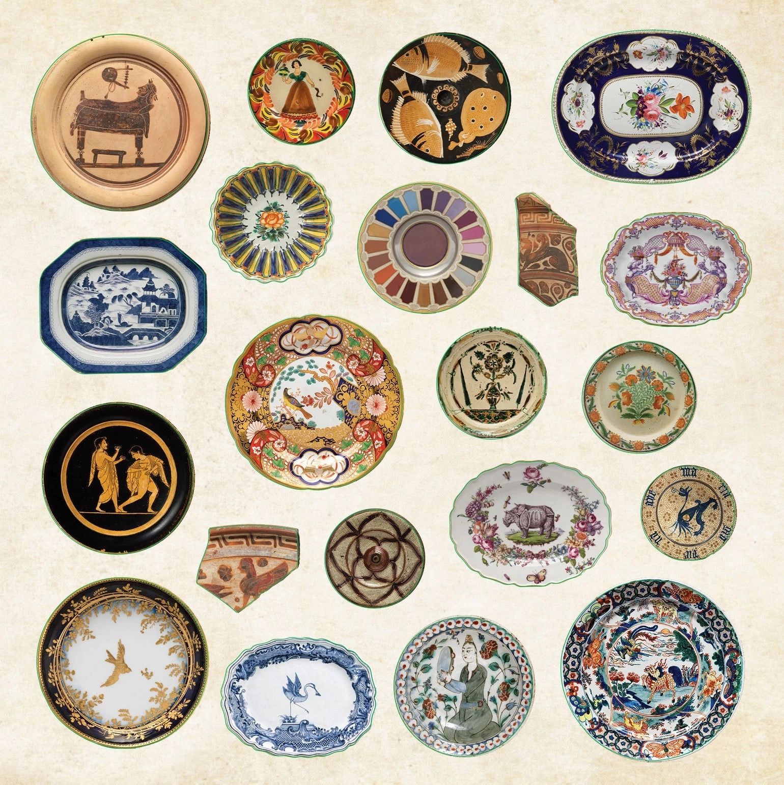 Museum Treasures Sticker Book ceramic locking