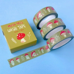 biodegradable synthetic Mush Pals Washi Tape (Mustard)