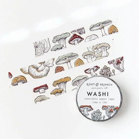 Mushroom   Fungi Washi Tape finest