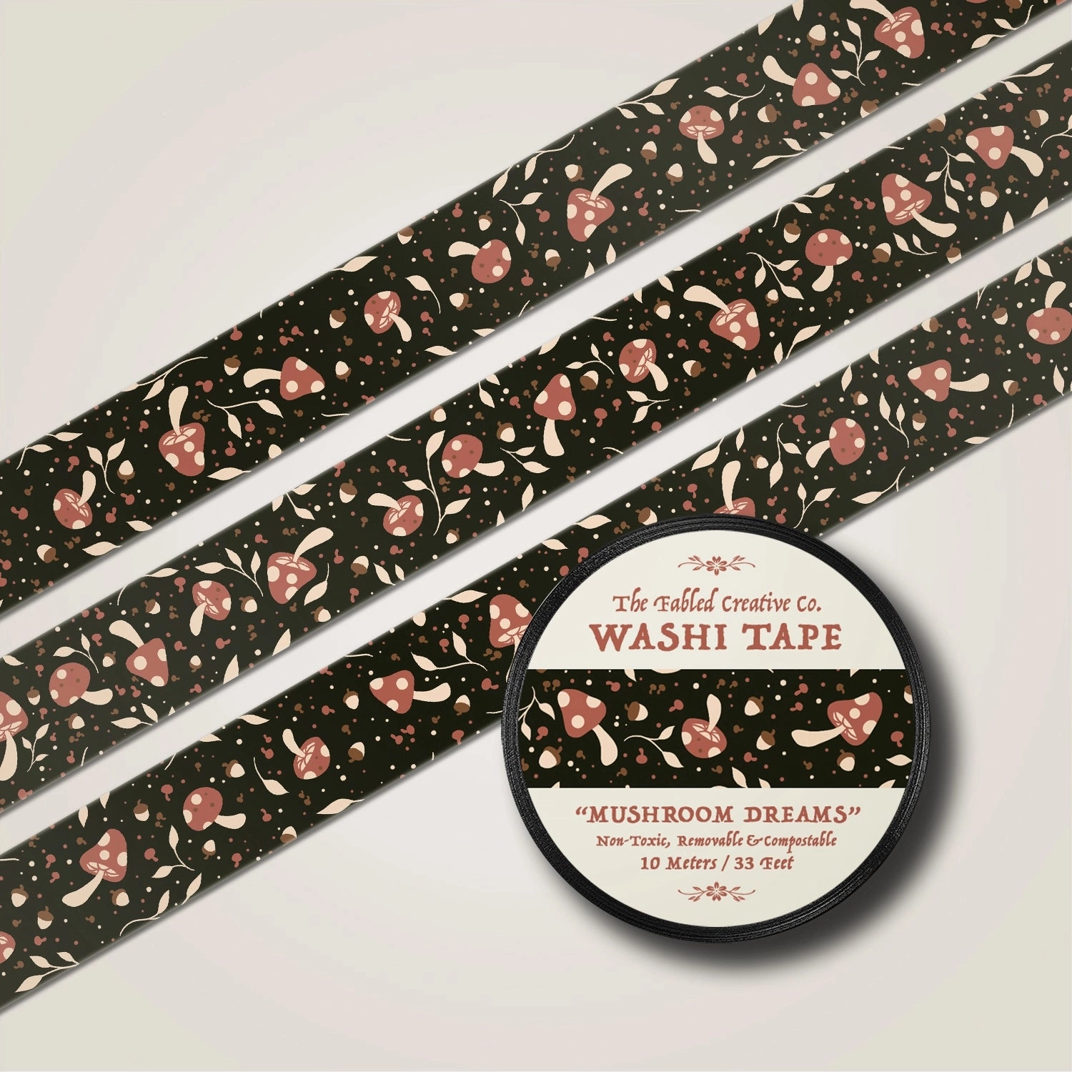Mushroom Dreams Washi Tape essential