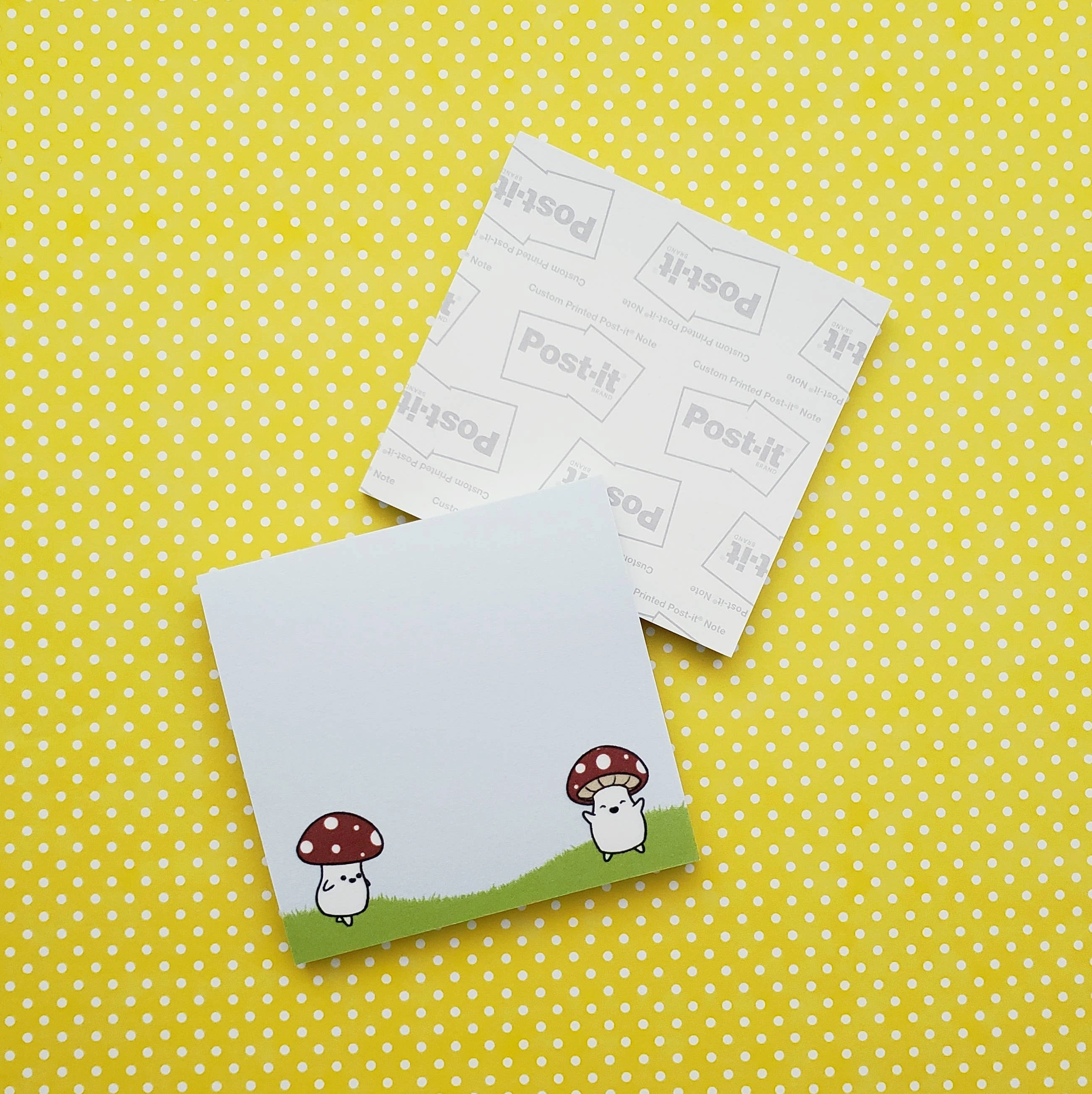 colorful Mushroom Folk Sticky Notes
