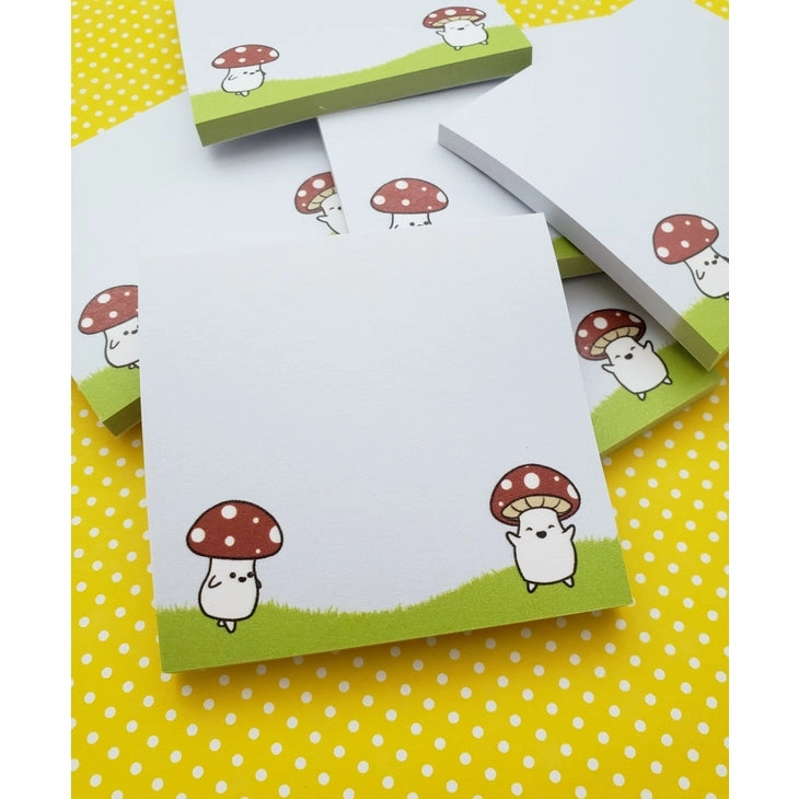 Mushroom Folk Sticky Notes short