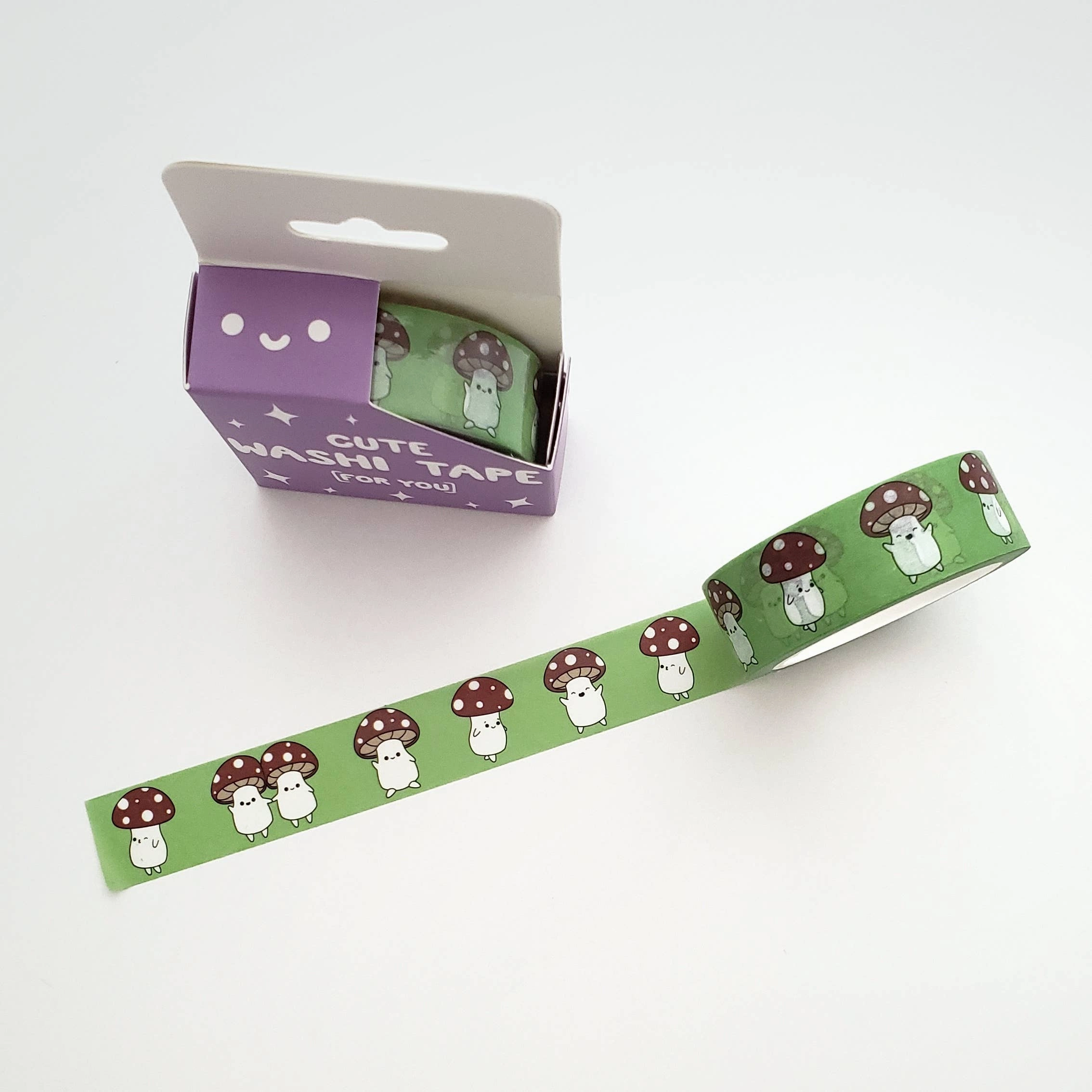 minimalist trendy Mushroom Folk Washi Tape