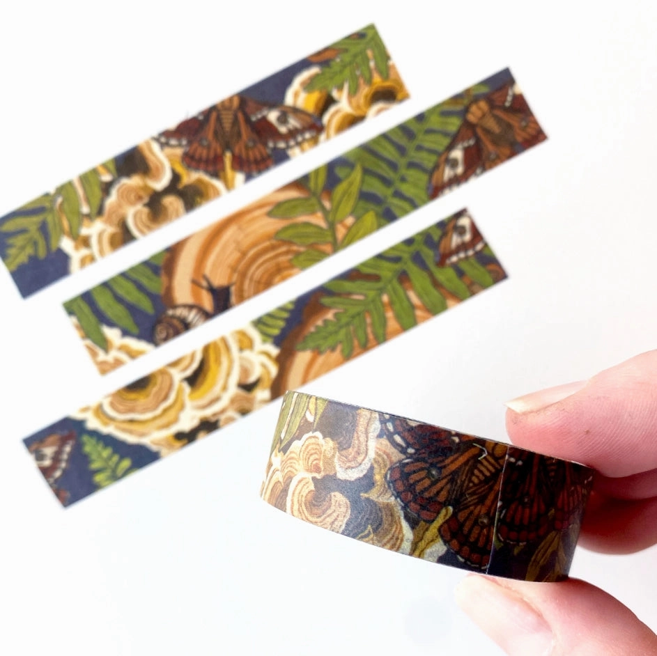 quickdry resin Mushroom Grove Washi Tape