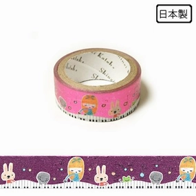 Music Concert Foil Washi Tape ? Shinzi Katoh Design neutral