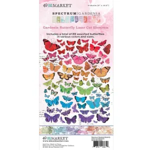 matte eco 49 And Market Laser Cut Elements - Gardenia Butterfly