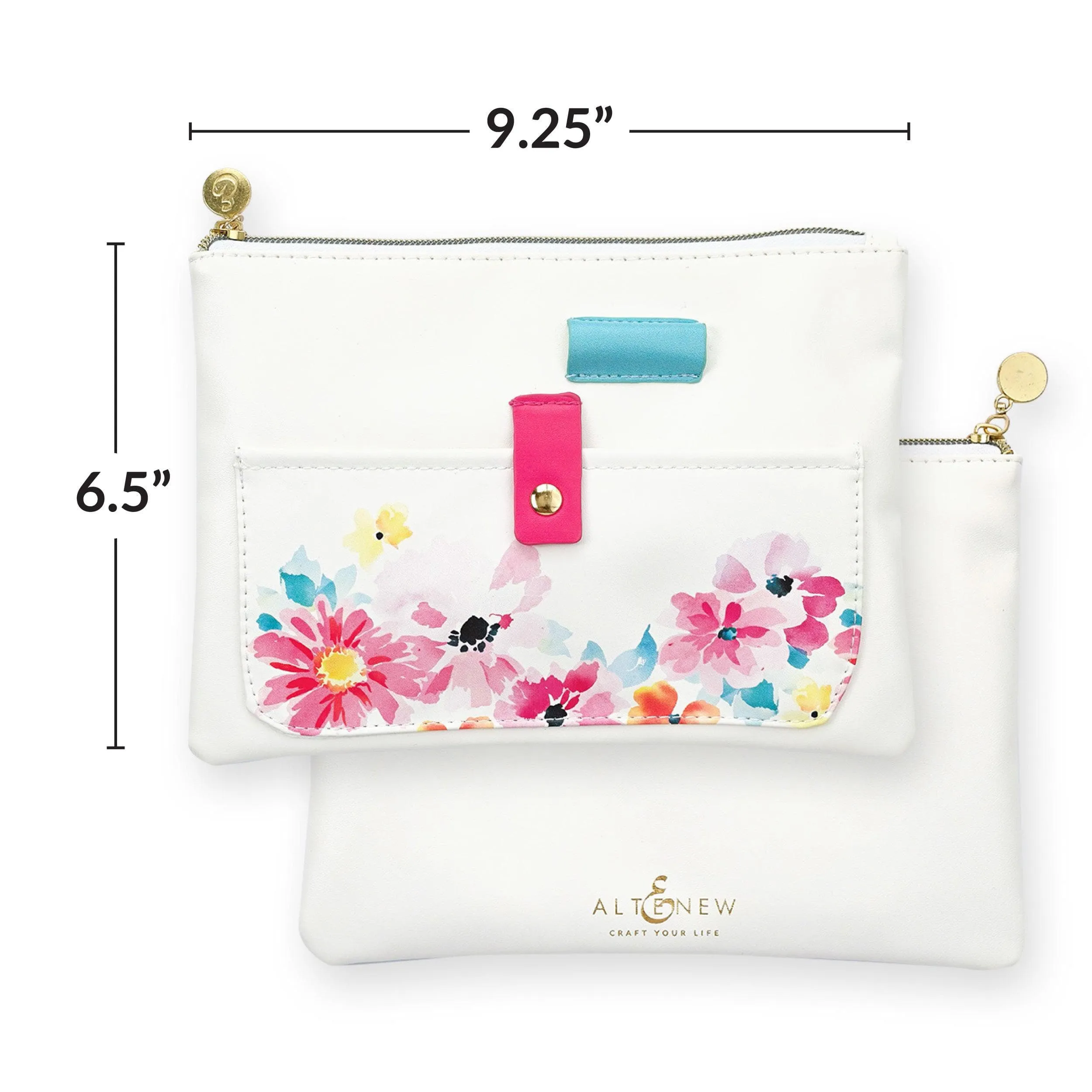 trusted latest Dreaming In Watercolor Pocket Zipper Pouch (235Mm X 165Mm)