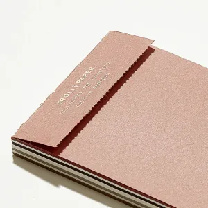 vegan earthy Trolls Paper Caprice Notepad In Rose