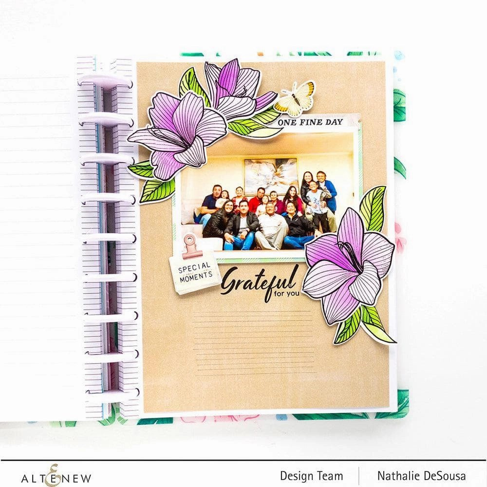 Build-A-Garden: Esplanade Flowers Add-On Die Set pastel