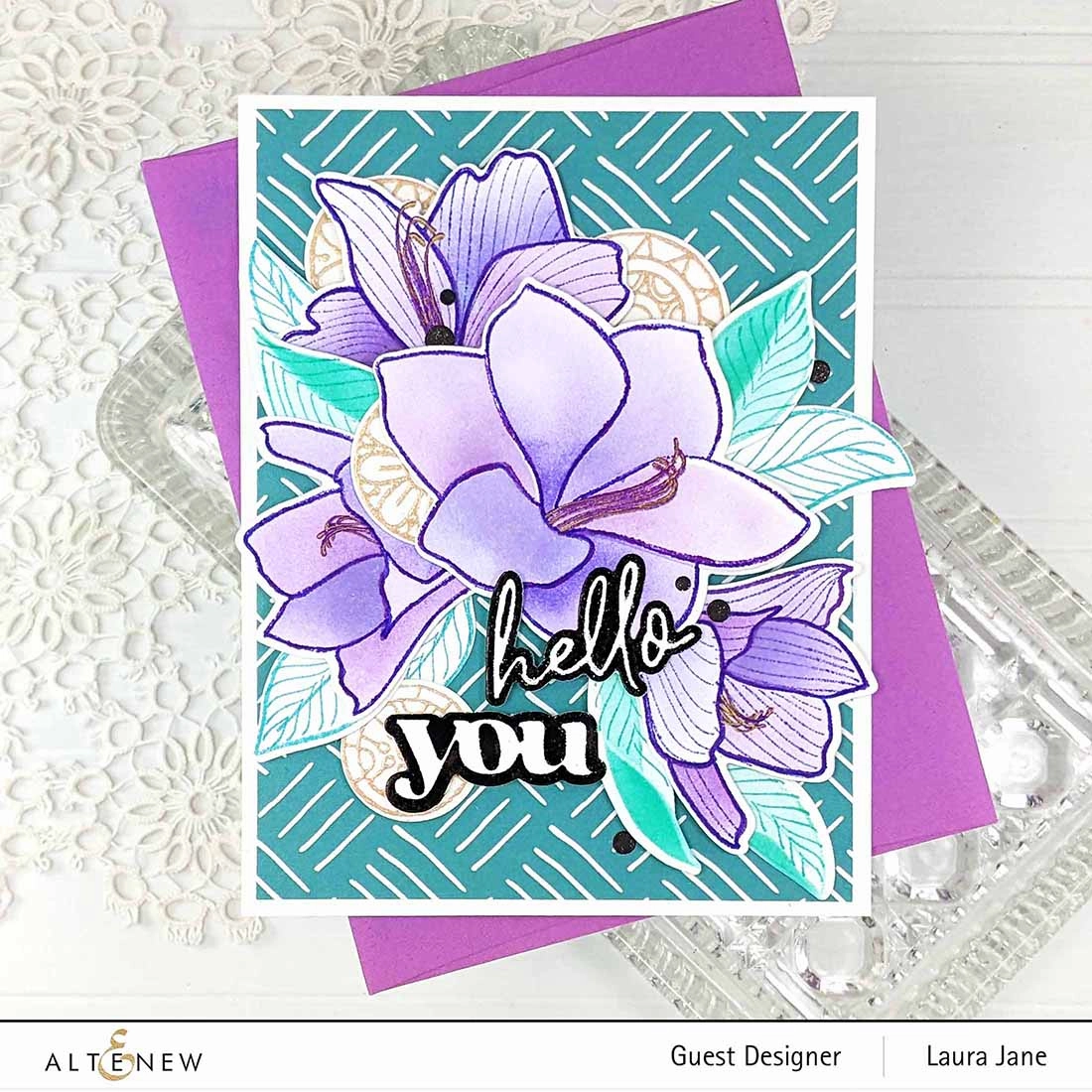Build-A-Garden: Esplanade Flowers Add-On Die Set musthave original
