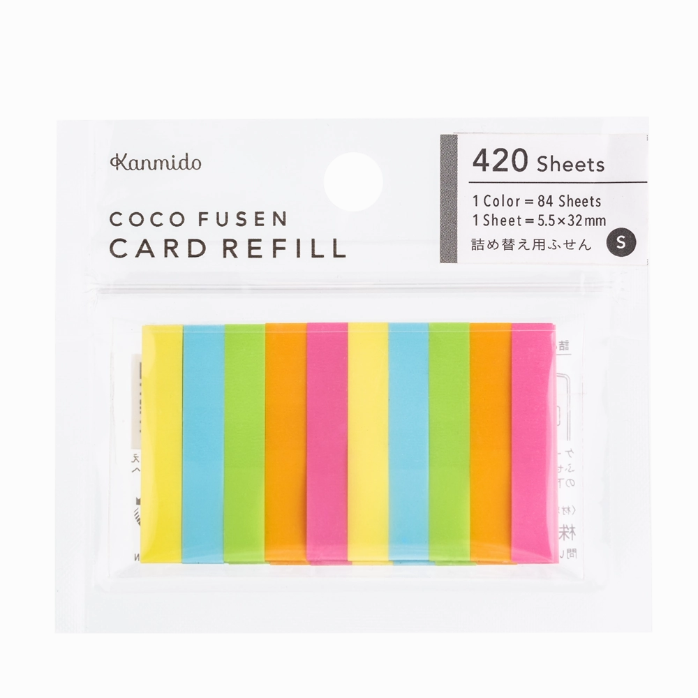 Coco Fusen Card Refill Color Standard S shockproof