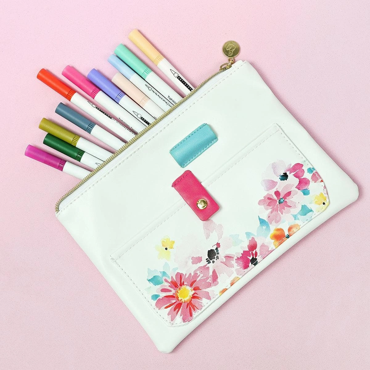 lasting popular Dreaming In Watercolor Pocket Zipper Pouch (235Mm X 165Mm)