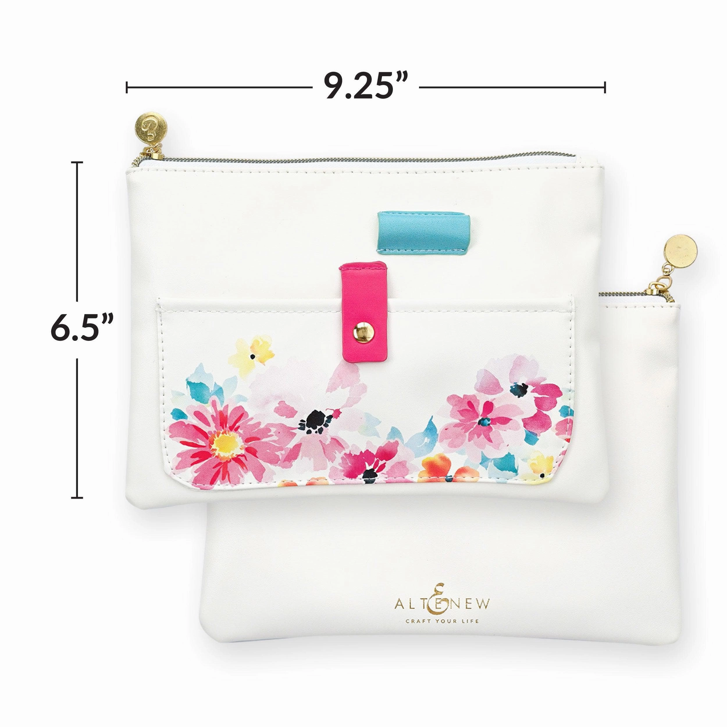 trusted latest Dreaming In Watercolor Pocket Zipper Pouch (235Mm X 165Mm)