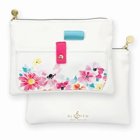 Dreaming In Watercolor Pocket Zipper Pouch (235Mm X 165Mm) metal