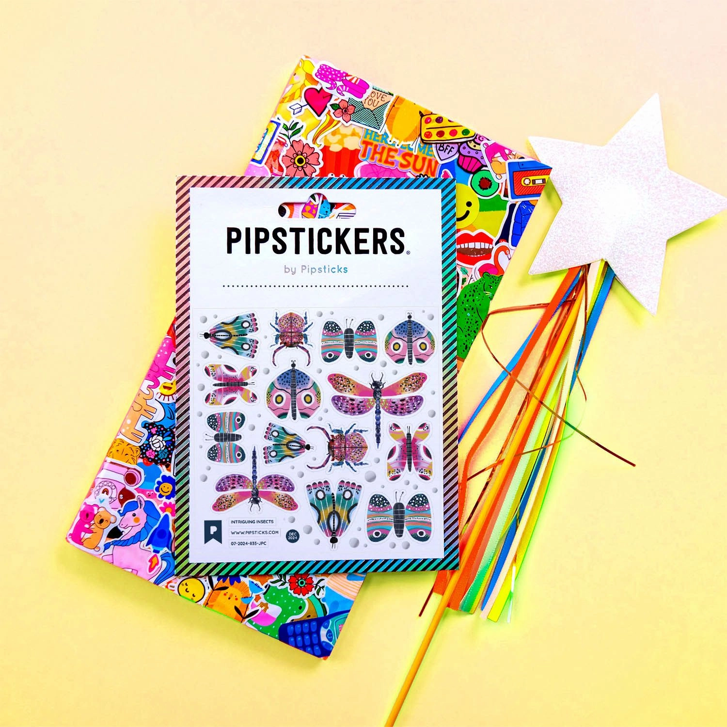 Intriguing Insects Stickers vivid