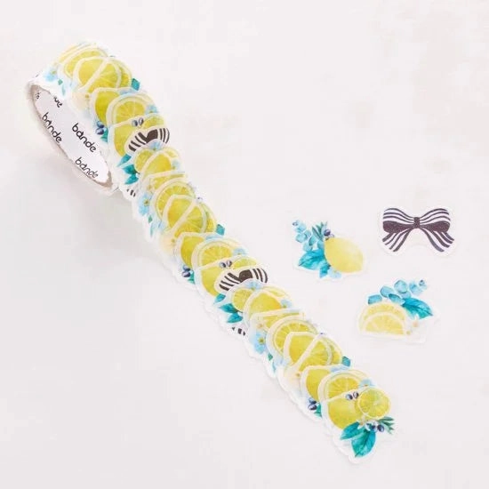 alloy Lemon Wreath Washi Roll Sticker Bande