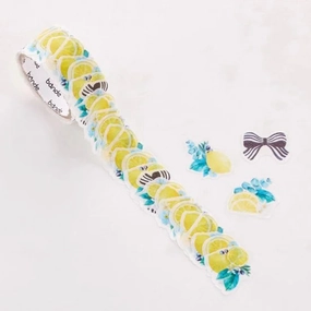 alloy Lemon Wreath Washi Roll Sticker Bande