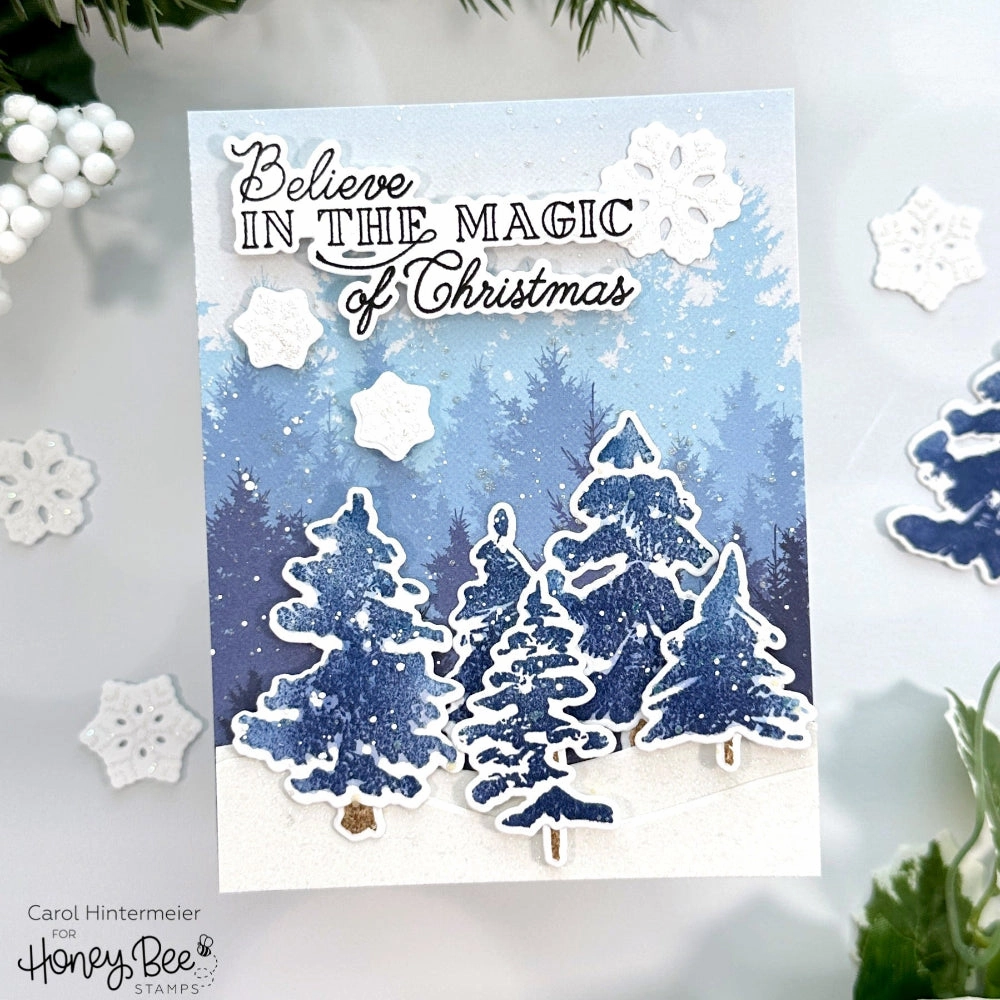 musthave colorful Let It Snow - 6X8 Stamp Set