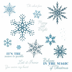 latest Let It Snow - 6X8 Stamp Set