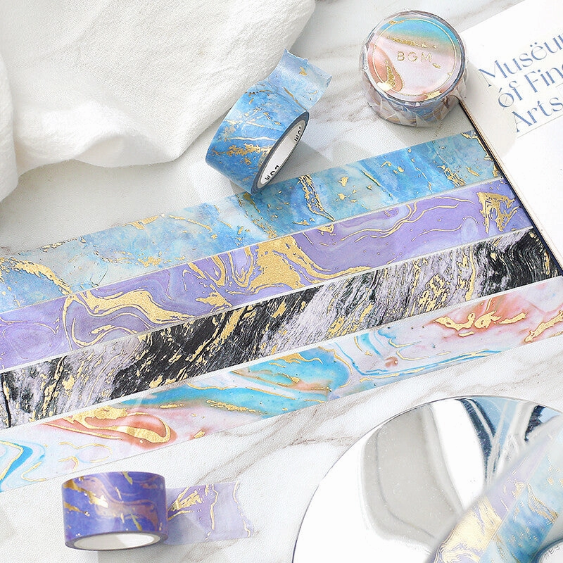compact Marble Stone Pattern Vol. 2 Colorful Washi Tape