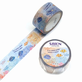 Marine Life Coral Reef Washi Tape daily