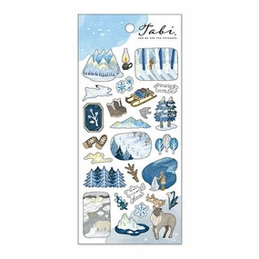 classic automatic Mind Wave Tabi Sticker Sheet - Frozen Sky