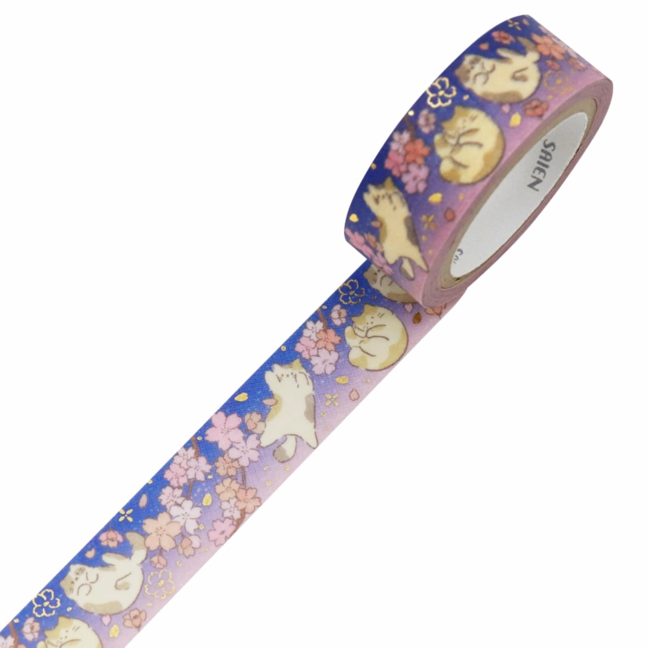 warm Saien Foil Washi Tape - Spring Evening