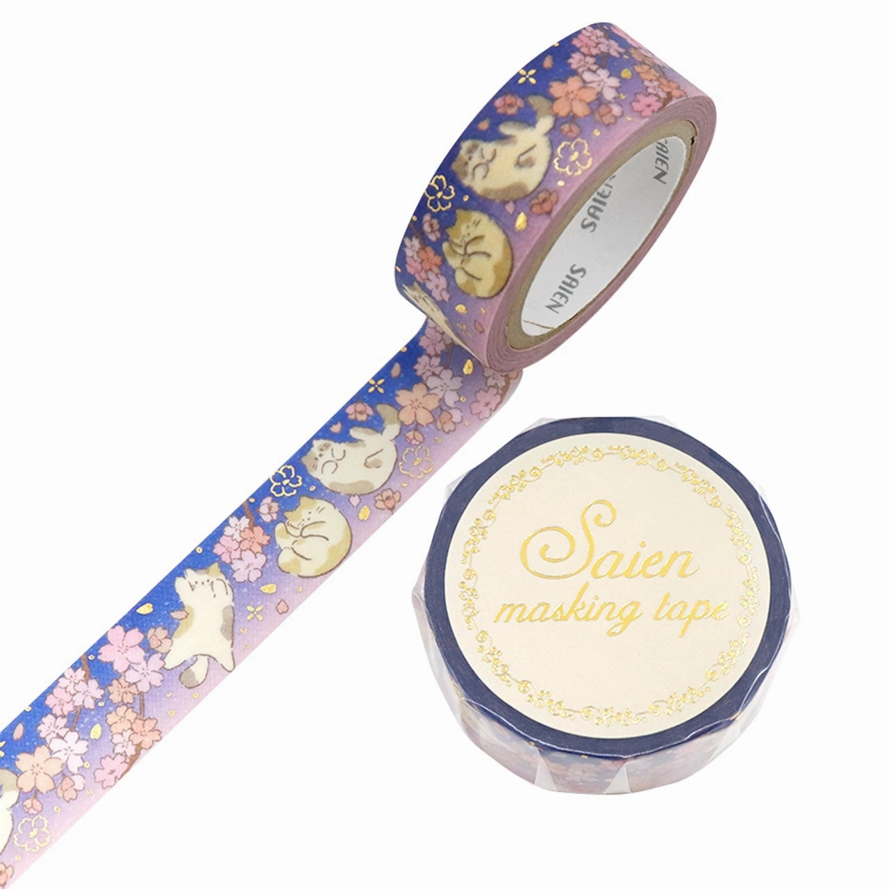 Saien Foil Washi Tape - Spring Evening giant