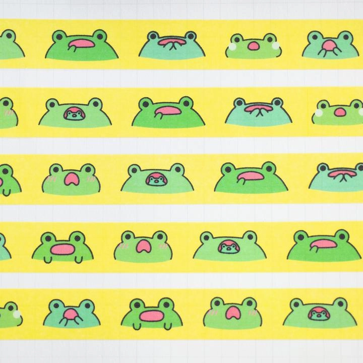 economical Shocked! Frogs Washi Tape
