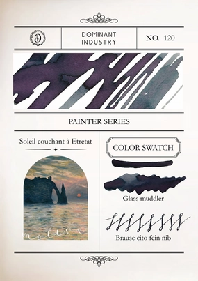 Dominant Industry Standard Ink 25Ml - Painter Series - Soleil Couchant A Etretat economical earthy