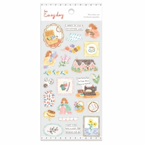 metallic top Easy Day Sticker Sheet - Sewing