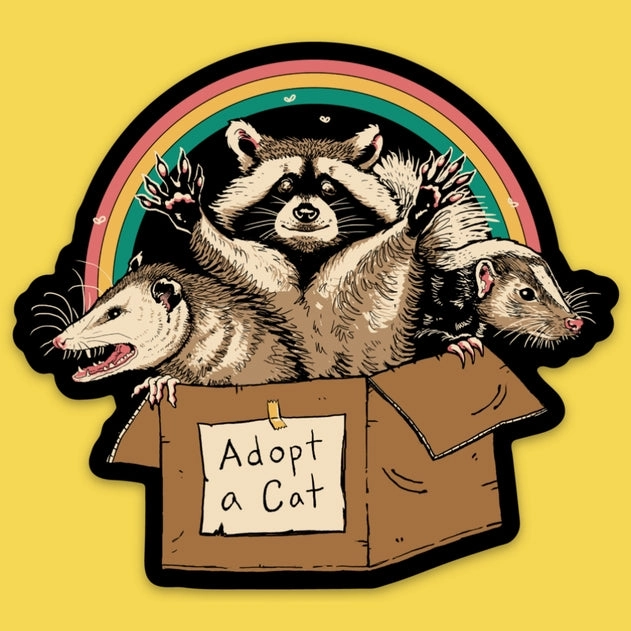 springloaded vivid Forbidden Cats Vinyl Sticker